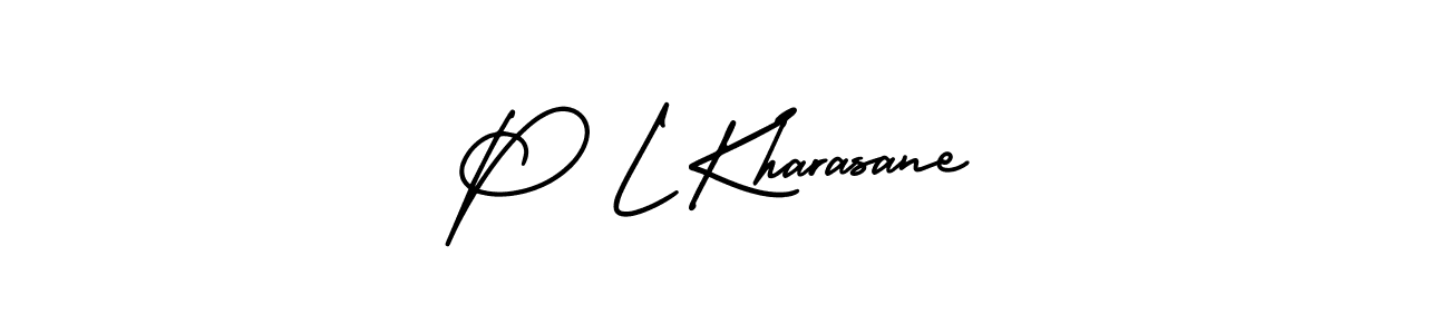 if you are searching for the best signature style for your name P L Kharasane. so please give up your signature search. here we have designed multiple signature styles  using AmerikaSignatureDemo-Regular. P L Kharasane signature style 3 images and pictures png