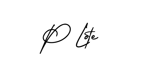 if you are searching for the best signature style for your name P Lote. so please give up your signature search. here we have designed multiple signature styles  using AmerikaSignatureDemo-Regular. P Lote signature style 3 images and pictures png