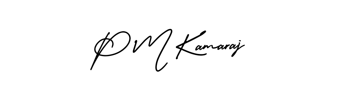 AmerikaSignatureDemo-Regular is a professional signature style that is perfect for those who want to add a touch of class to their signature. It is also a great choice for those who want to make their signature more unique. Get P M Kamaraj name to fancy signature for free. P M Kamaraj signature style 3 images and pictures png