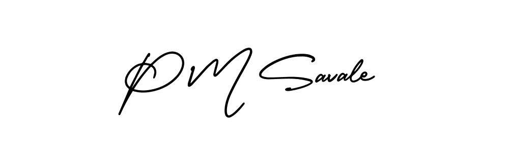 if you are searching for the best signature style for your name P M Savale. so please give up your signature search. here we have designed multiple signature styles  using AmerikaSignatureDemo-Regular. P M Savale signature style 3 images and pictures png