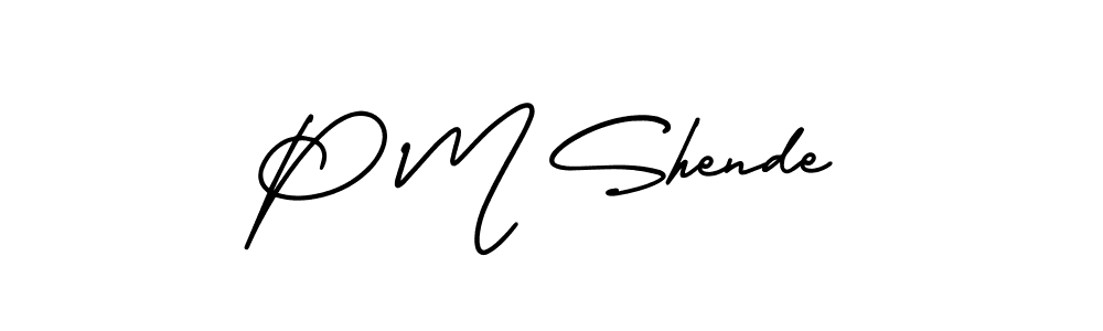 Make a short P M Shende signature style. Manage your documents anywhere anytime using AmerikaSignatureDemo-Regular. Create and add eSignatures, submit forms, share and send files easily. P M Shende signature style 3 images and pictures png