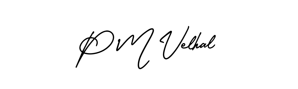 Make a short P M Velhal signature style. Manage your documents anywhere anytime using AmerikaSignatureDemo-Regular. Create and add eSignatures, submit forms, share and send files easily. P M Velhal signature style 3 images and pictures png