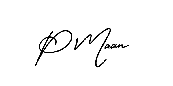 Once you've used our free online signature maker to create your best signature AmerikaSignatureDemo-Regular style, it's time to enjoy all of the benefits that P Maan name signing documents. P Maan signature style 3 images and pictures png