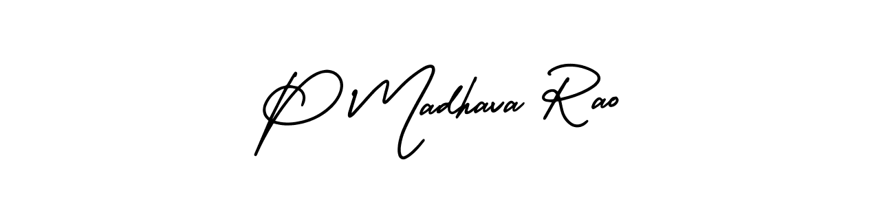 Also we have P Madhava Rao name is the best signature style. Create professional handwritten signature collection using AmerikaSignatureDemo-Regular autograph style. P Madhava Rao signature style 3 images and pictures png