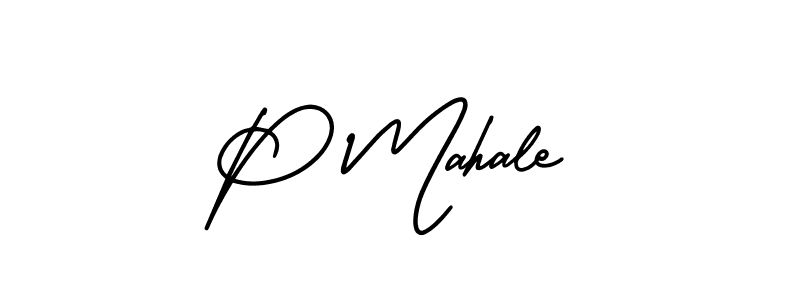 AmerikaSignatureDemo-Regular is a professional signature style that is perfect for those who want to add a touch of class to their signature. It is also a great choice for those who want to make their signature more unique. Get P Mahale name to fancy signature for free. P Mahale signature style 3 images and pictures png