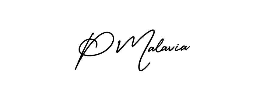 How to Draw P Malavia signature style? AmerikaSignatureDemo-Regular is a latest design signature styles for name P Malavia. P Malavia signature style 3 images and pictures png