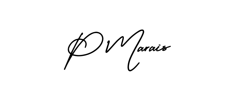 Also we have P Marais name is the best signature style. Create professional handwritten signature collection using AmerikaSignatureDemo-Regular autograph style. P Marais signature style 3 images and pictures png