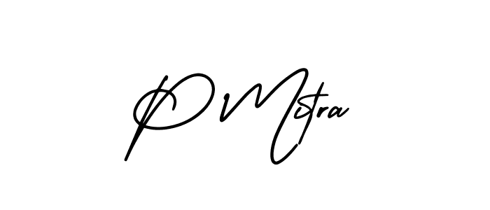 if you are searching for the best signature style for your name P Mitra. so please give up your signature search. here we have designed multiple signature styles  using AmerikaSignatureDemo-Regular. P Mitra signature style 3 images and pictures png