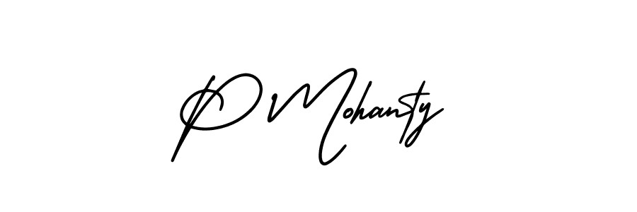 Also we have P Mohanty name is the best signature style. Create professional handwritten signature collection using AmerikaSignatureDemo-Regular autograph style. P Mohanty signature style 3 images and pictures png