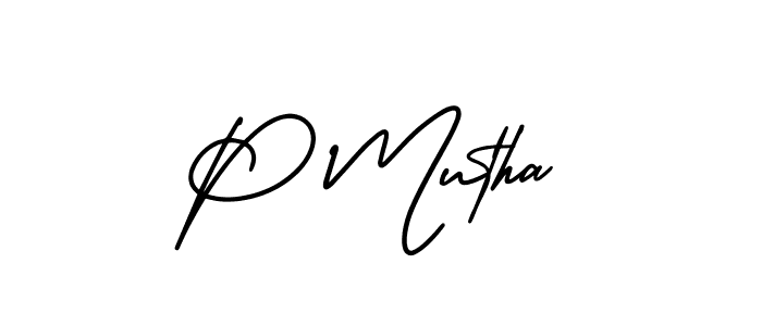 Here are the top 10 professional signature styles for the name P Mutha. These are the best autograph styles you can use for your name. P Mutha signature style 3 images and pictures png