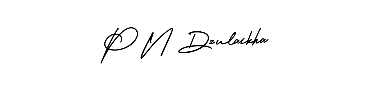 Also we have P N Dzulaikha name is the best signature style. Create professional handwritten signature collection using AmerikaSignatureDemo-Regular autograph style. P N Dzulaikha signature style 3 images and pictures png