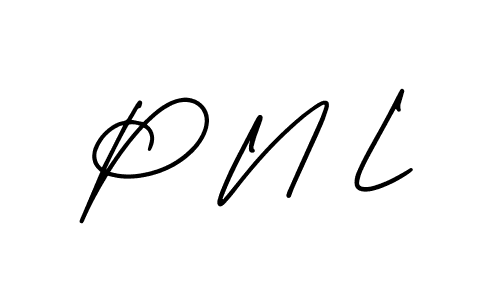 How to Draw P N L signature style? AmerikaSignatureDemo-Regular is a latest design signature styles for name P N L. P N L signature style 3 images and pictures png