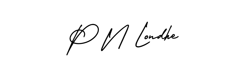 Also we have P N Londhe name is the best signature style. Create professional handwritten signature collection using AmerikaSignatureDemo-Regular autograph style. P N Londhe signature style 3 images and pictures png