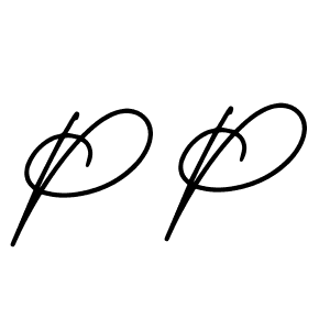 Use a signature maker to create a handwritten signature online. With this signature software, you can design (AmerikaSignatureDemo-Regular) your own signature for name P P. P P signature style 3 images and pictures png