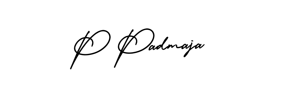 Best and Professional Signature Style for P Padmaja. AmerikaSignatureDemo-Regular Best Signature Style Collection. P Padmaja signature style 3 images and pictures png
