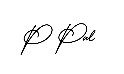 The best way (AmerikaSignatureDemo-Regular) to make a short signature is to pick only two or three words in your name. The name P Pal include a total of six letters. For converting this name. P Pal signature style 3 images and pictures png