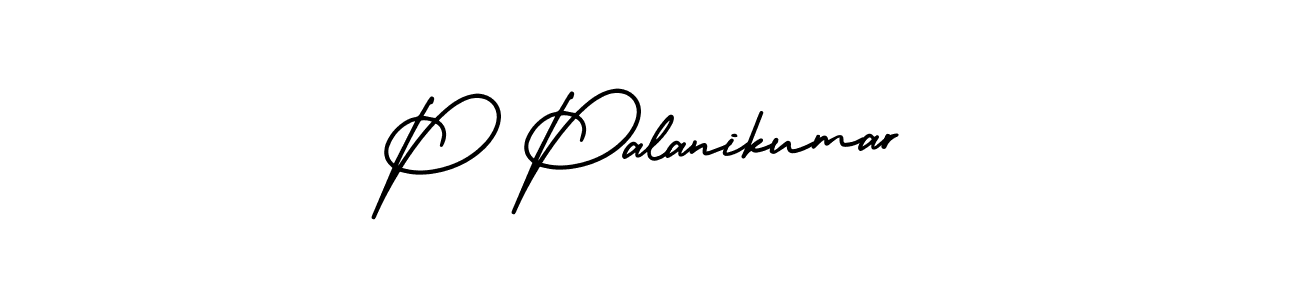 Also we have P Palanikumar name is the best signature style. Create professional handwritten signature collection using AmerikaSignatureDemo-Regular autograph style. P Palanikumar signature style 3 images and pictures png