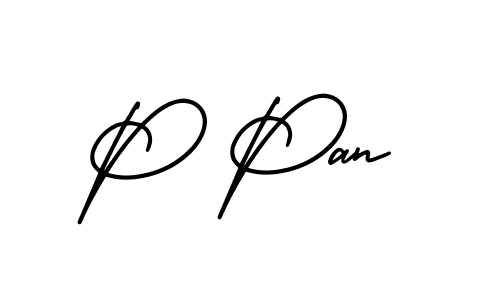 It looks lik you need a new signature style for name P Pan. Design unique handwritten (AmerikaSignatureDemo-Regular) signature with our free signature maker in just a few clicks. P Pan signature style 3 images and pictures png