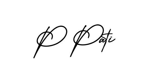 Make a beautiful signature design for name P Pati. Use this online signature maker to create a handwritten signature for free. P Pati signature style 3 images and pictures png