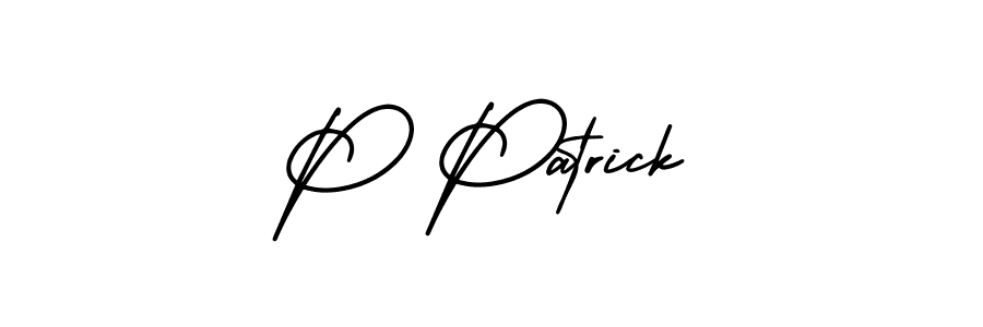 AmerikaSignatureDemo-Regular is a professional signature style that is perfect for those who want to add a touch of class to their signature. It is also a great choice for those who want to make their signature more unique. Get P Patrick name to fancy signature for free. P Patrick signature style 3 images and pictures png