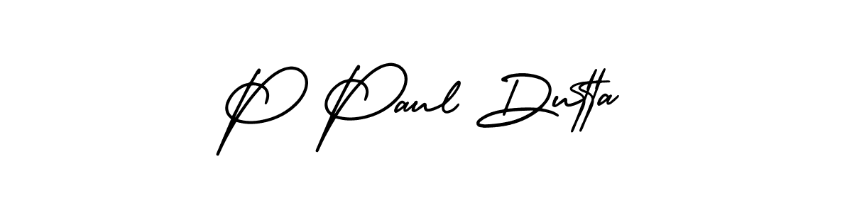 Best and Professional Signature Style for P Paul Dutta. AmerikaSignatureDemo-Regular Best Signature Style Collection. P Paul Dutta signature style 3 images and pictures png