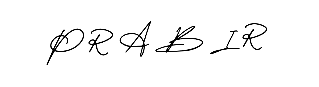 AmerikaSignatureDemo-Regular is a professional signature style that is perfect for those who want to add a touch of class to their signature. It is also a great choice for those who want to make their signature more unique. Get P R A B I R name to fancy signature for free. P R A B I R signature style 3 images and pictures png