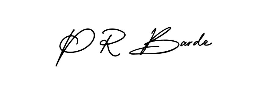 if you are searching for the best signature style for your name P R Barde. so please give up your signature search. here we have designed multiple signature styles  using AmerikaSignatureDemo-Regular. P R Barde signature style 3 images and pictures png