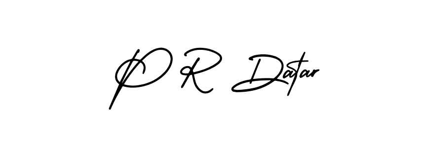 Make a beautiful signature design for name P R Datar. Use this online signature maker to create a handwritten signature for free. P R Datar signature style 3 images and pictures png