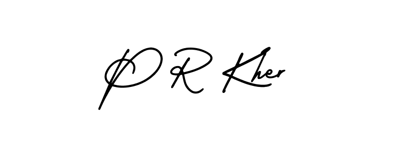 It looks lik you need a new signature style for name P R Kher. Design unique handwritten (AmerikaSignatureDemo-Regular) signature with our free signature maker in just a few clicks. P R Kher signature style 3 images and pictures png