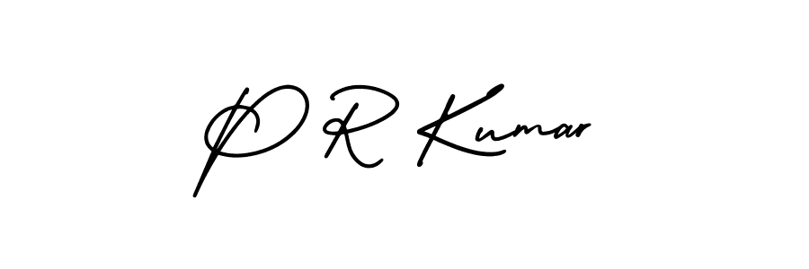 Similarly AmerikaSignatureDemo-Regular is the best handwritten signature design. Signature creator online .You can use it as an online autograph creator for name P R Kumar. P R Kumar signature style 3 images and pictures png