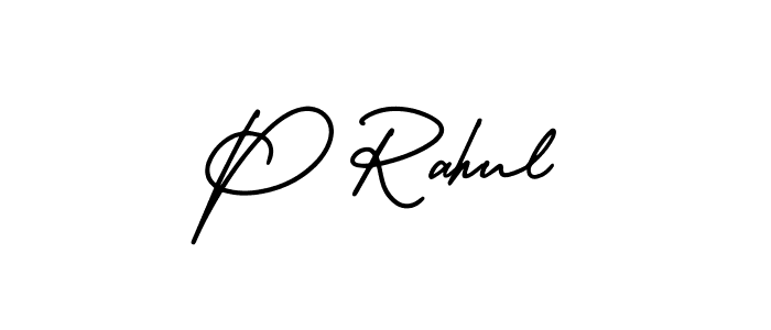 This is the best signature style for the P Rahul name. Also you like these signature font (AmerikaSignatureDemo-Regular). Mix name signature. P Rahul signature style 3 images and pictures png