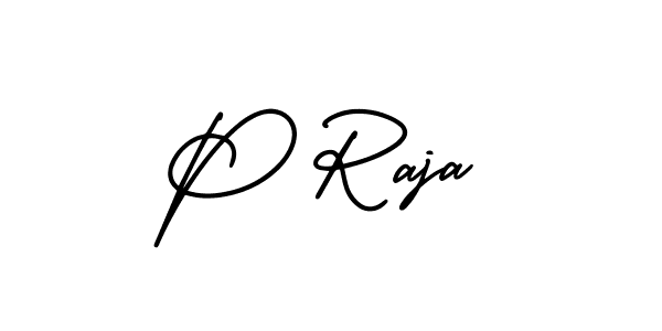 Also You can easily find your signature by using the search form. We will create P Raja name handwritten signature images for you free of cost using AmerikaSignatureDemo-Regular sign style. P Raja signature style 3 images and pictures png