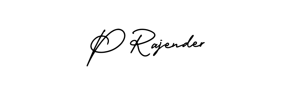 Also You can easily find your signature by using the search form. We will create P Rajender name handwritten signature images for you free of cost using AmerikaSignatureDemo-Regular sign style. P Rajender signature style 3 images and pictures png