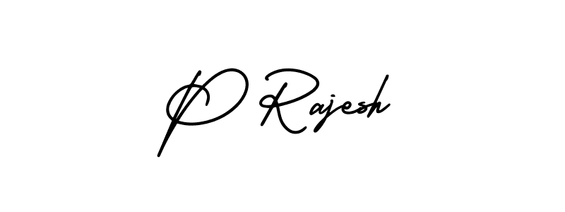 Best and Professional Signature Style for P Rajesh. AmerikaSignatureDemo-Regular Best Signature Style Collection. P Rajesh signature style 3 images and pictures png