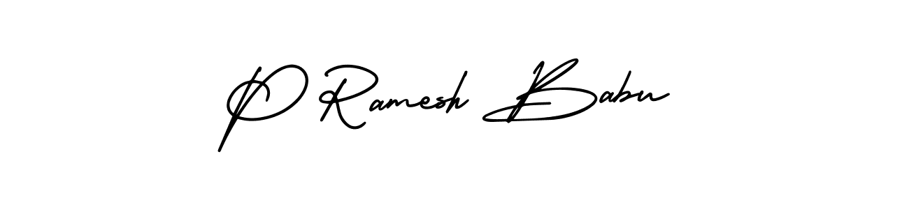 Best and Professional Signature Style for P Ramesh Babu. AmerikaSignatureDemo-Regular Best Signature Style Collection. P Ramesh Babu signature style 3 images and pictures png