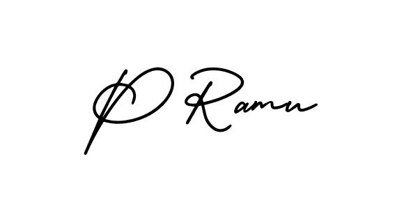 Check out images of Autograph of P Ramu name. Actor P Ramu Signature Style. AmerikaSignatureDemo-Regular is a professional sign style online. P Ramu signature style 3 images and pictures png