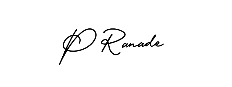 Best and Professional Signature Style for P Ranade. AmerikaSignatureDemo-Regular Best Signature Style Collection. P Ranade signature style 3 images and pictures png