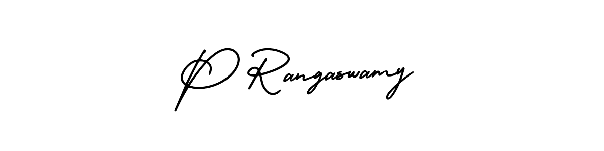 You should practise on your own different ways (AmerikaSignatureDemo-Regular) to write your name (P Rangaswamy) in signature. don't let someone else do it for you. P Rangaswamy signature style 3 images and pictures png