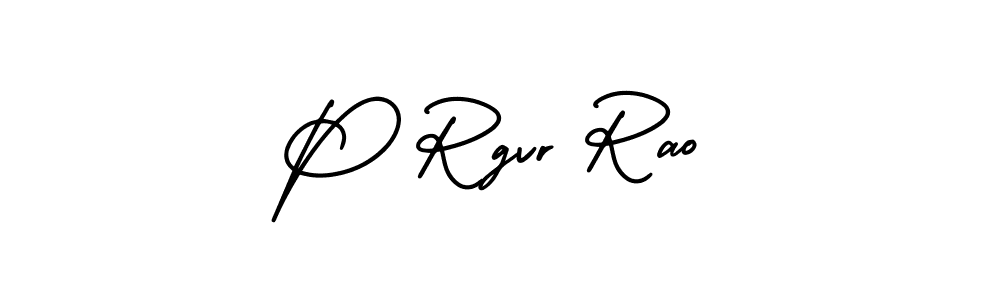 How to make P Rgvr Rao signature? AmerikaSignatureDemo-Regular is a professional autograph style. Create handwritten signature for P Rgvr Rao name. P Rgvr Rao signature style 3 images and pictures png