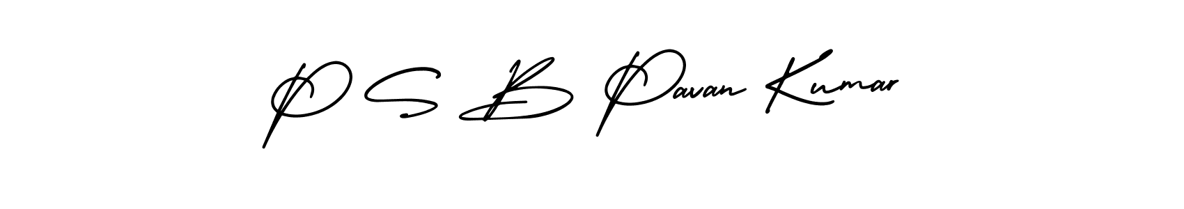 Similarly AmerikaSignatureDemo-Regular is the best handwritten signature design. Signature creator online .You can use it as an online autograph creator for name P S B Pavan Kumar. P S B Pavan Kumar signature style 3 images and pictures png