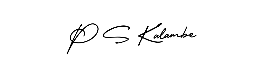 AmerikaSignatureDemo-Regular is a professional signature style that is perfect for those who want to add a touch of class to their signature. It is also a great choice for those who want to make their signature more unique. Get P S Kalambe name to fancy signature for free. P S Kalambe signature style 3 images and pictures png