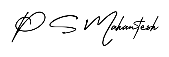 Try this chic P S Mahantesh handwritten sign style. Using AmerikaSignatureDemo-Regular font elements, it gives your name a sleek, memorable identity. P S Mahantesh signature style 3 images and pictures png