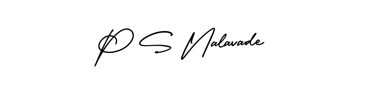 Make a short P S Nalavade signature style. Manage your documents anywhere anytime using AmerikaSignatureDemo-Regular. Create and add eSignatures, submit forms, share and send files easily. P S Nalavade signature style 3 images and pictures png