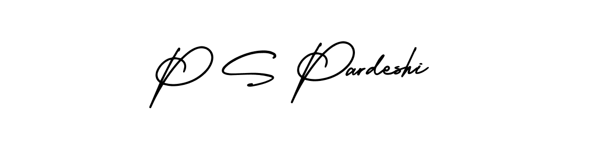 How to Draw P S Pardeshi signature style? AmerikaSignatureDemo-Regular is a latest design signature styles for name P S Pardeshi. P S Pardeshi signature style 3 images and pictures png