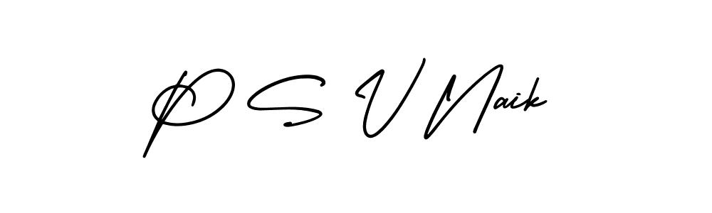 Also we have P S V Naik name is the best signature style. Create professional handwritten signature collection using AmerikaSignatureDemo-Regular autograph style. P S V Naik signature style 3 images and pictures png