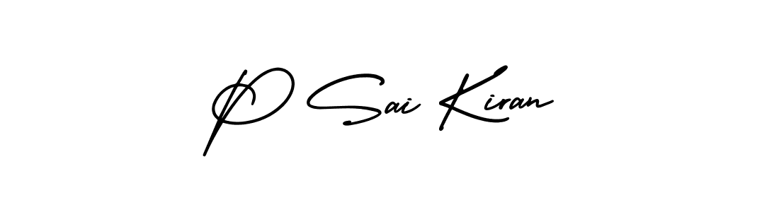 How to Draw P Sai Kiran signature style? AmerikaSignatureDemo-Regular is a latest design signature styles for name P Sai Kiran. P Sai Kiran signature style 3 images and pictures png