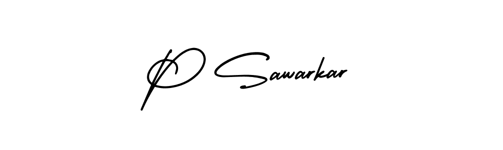 Also You can easily find your signature by using the search form. We will create P Sawarkar name handwritten signature images for you free of cost using AmerikaSignatureDemo-Regular sign style. P Sawarkar signature style 3 images and pictures png