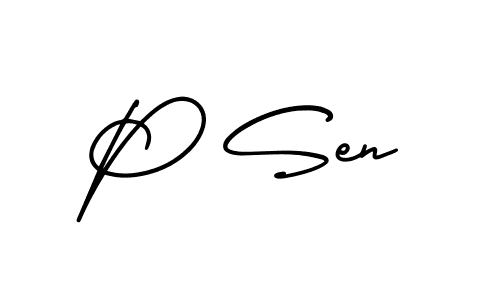 You can use this online signature creator to create a handwritten signature for the name P Sen. This is the best online autograph maker. P Sen signature style 3 images and pictures png