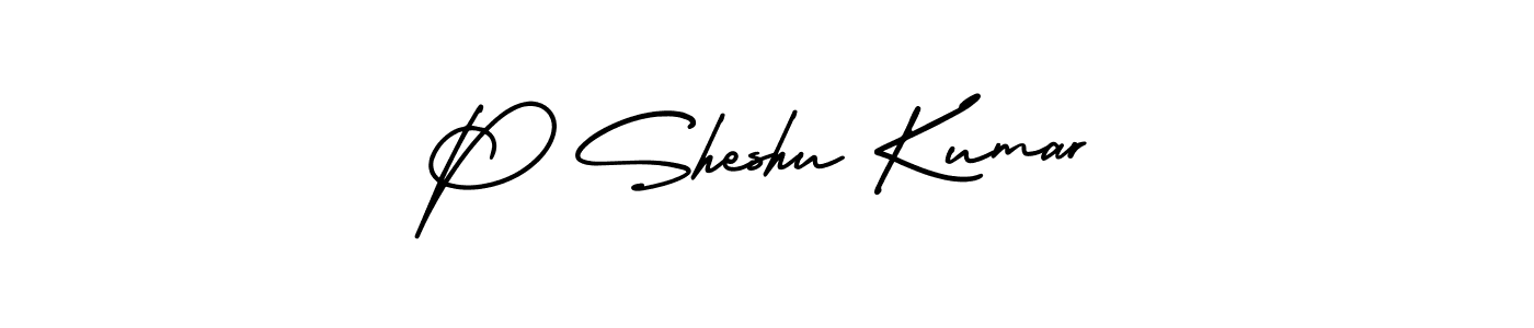 Similarly AmerikaSignatureDemo-Regular is the best handwritten signature design. Signature creator online .You can use it as an online autograph creator for name P Sheshu Kumar. P Sheshu Kumar signature style 3 images and pictures png