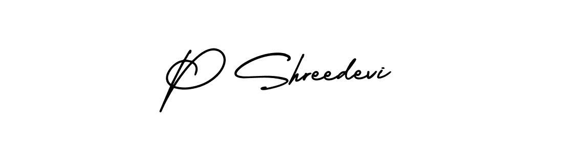 This is the best signature style for the P Shreedevi name. Also you like these signature font (AmerikaSignatureDemo-Regular). Mix name signature. P Shreedevi signature style 3 images and pictures png